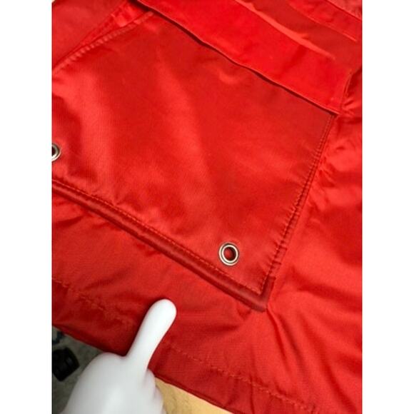 "AVID" Heavy Duty Red Jacket Emergency Windbreaker Water Resistant SZ XL Mens - Picture 6 of 14